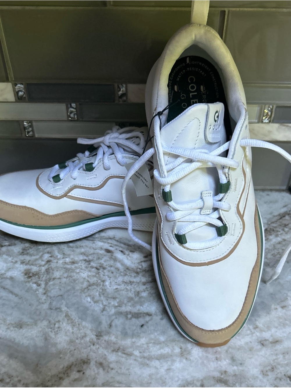 Cole Haan Women's ZERØGRAND Fairway II Golf Shoes Waterproof Sz 9.5 MEW 189&
